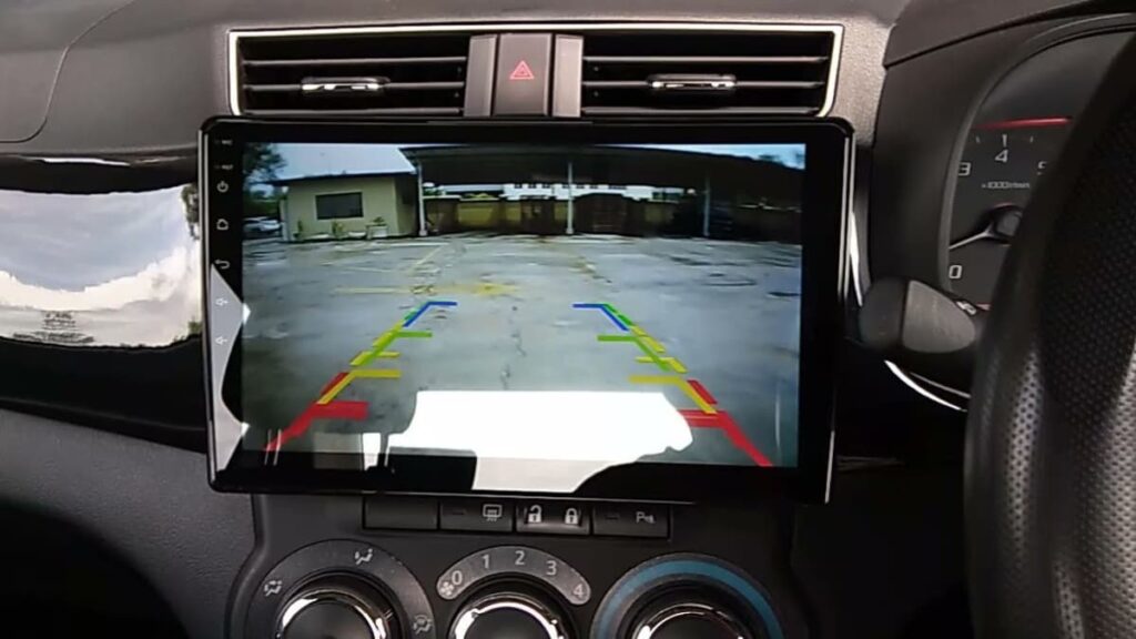 backup camera grid lines disappear