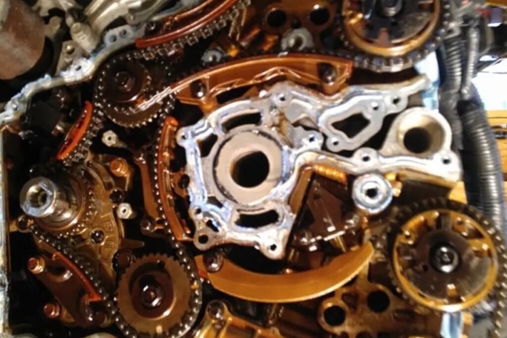 Worn Timing Chain