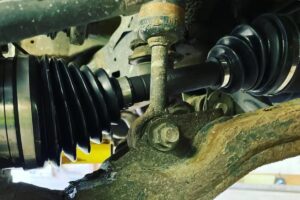 CV axle not seated properly symptom