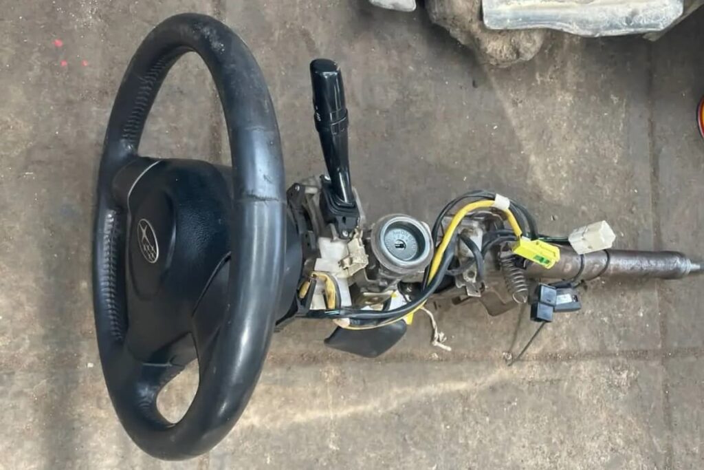 steering wheel column